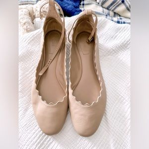 Chloe Lauren flats with strap